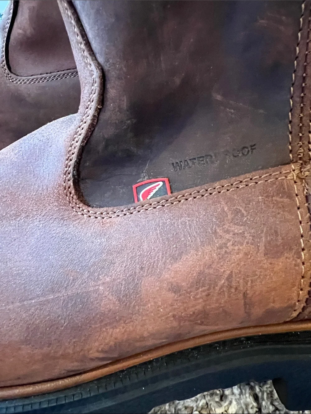 NWOT Red Wing Men's DynaForce 11-inch Waterproof Safety Toe Pull-On Boot Size 12